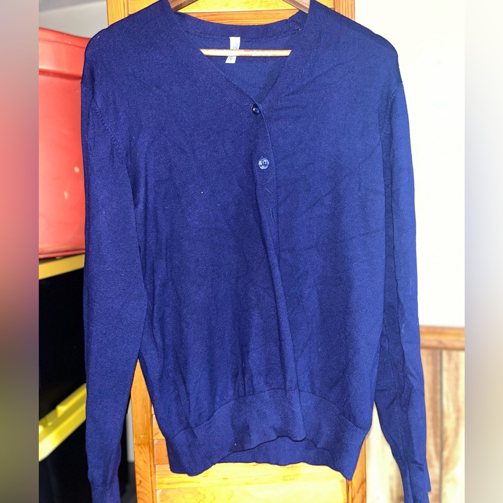 Navy Blue Women's Cardigan